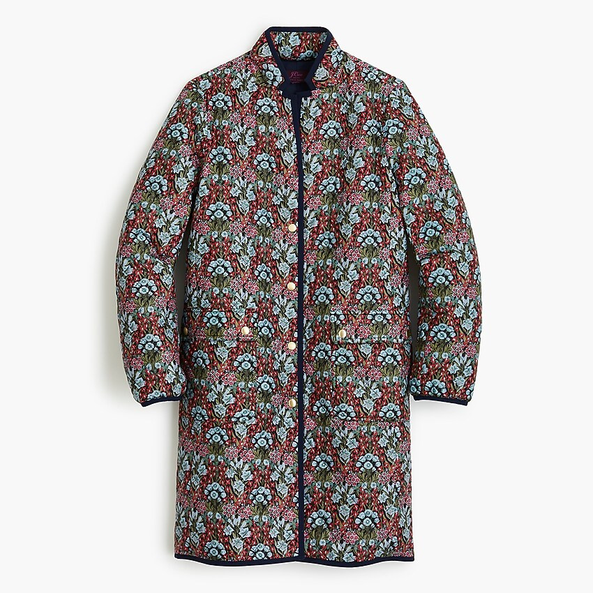 Quilted puffer jacket in Liberty® floral with Primaloft® | J. Crew US