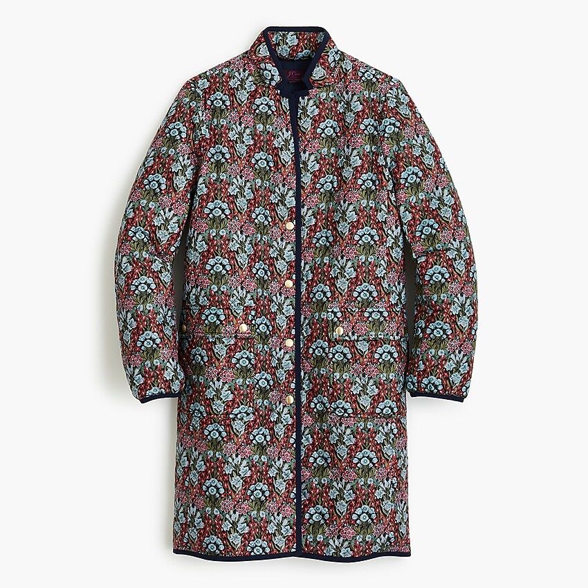 Quilted puffer jacket in Liberty® floral with Primaloft® | J.Crew US