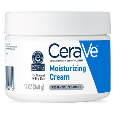 CeraVe Moisturizing Cream for Normal to Dry Skin, Fragrance Free - 12oz | Target