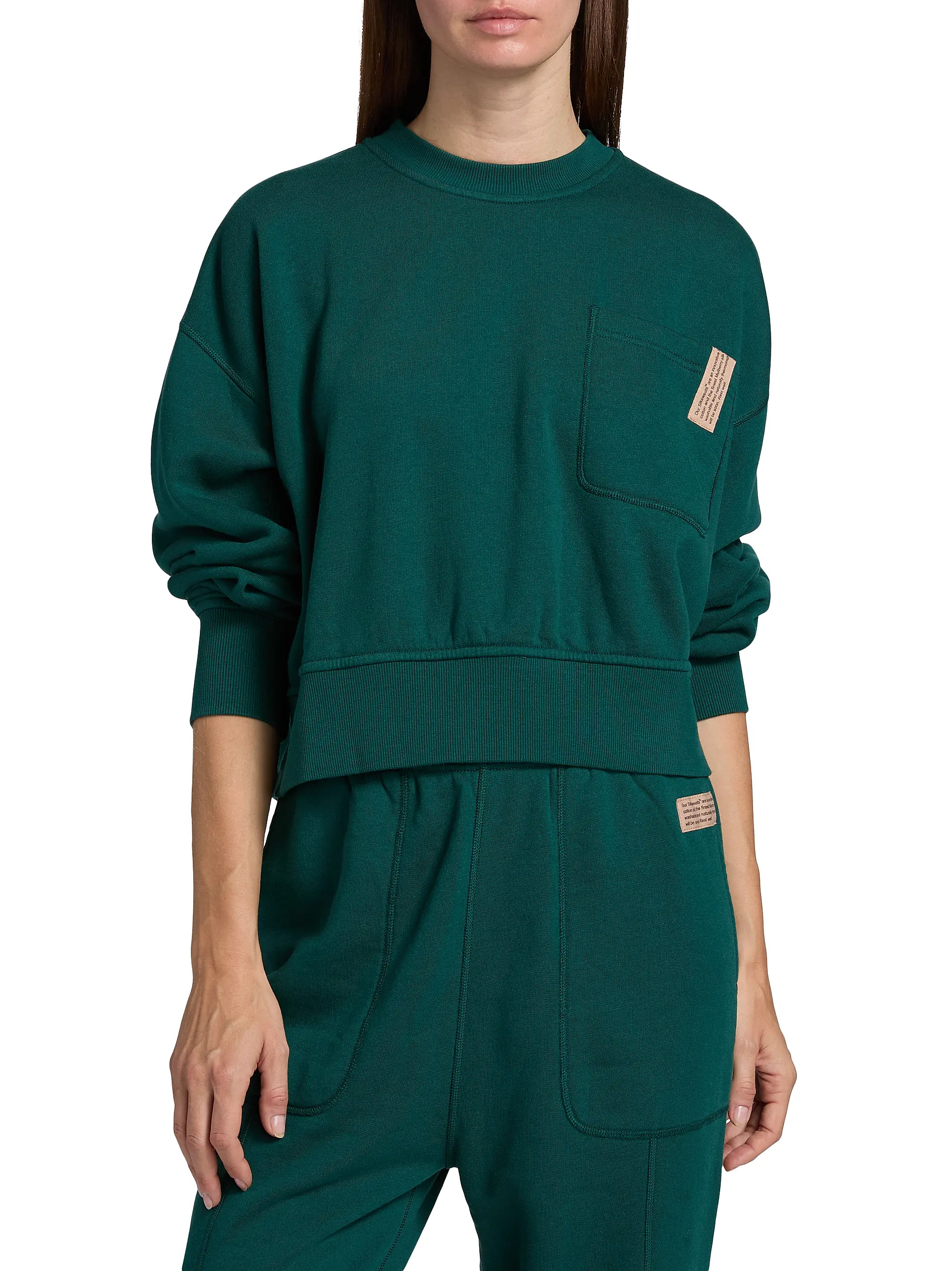 Silksweats Reversible Seam Sweatshirt | Saks Fifth Avenue