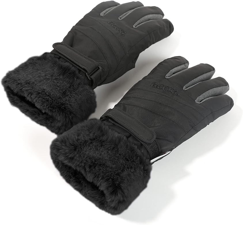 accsa Women Winter Ski Gloves 3M Thinsulate Waterproof & Windproof Snow Gloves for Skiing Anti-Sl... | Amazon (US)