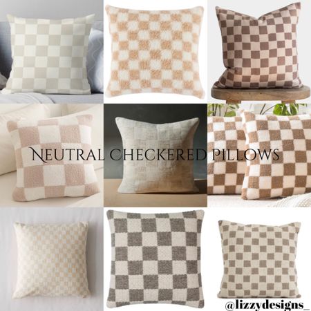 Neutral Checkered Pillows✨🤍
Checkerboard throw pillow
Check pillow 
Checker pillows

#LTKfindsunder50 #LTKfindsunder100 #LTKhome