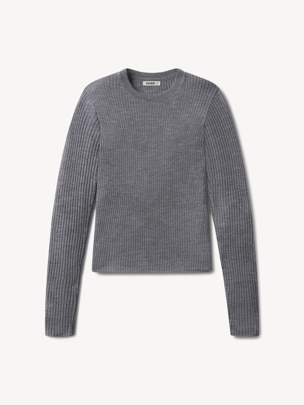 Featherweight Silk Cashmere L/S Crew | Buck Mason