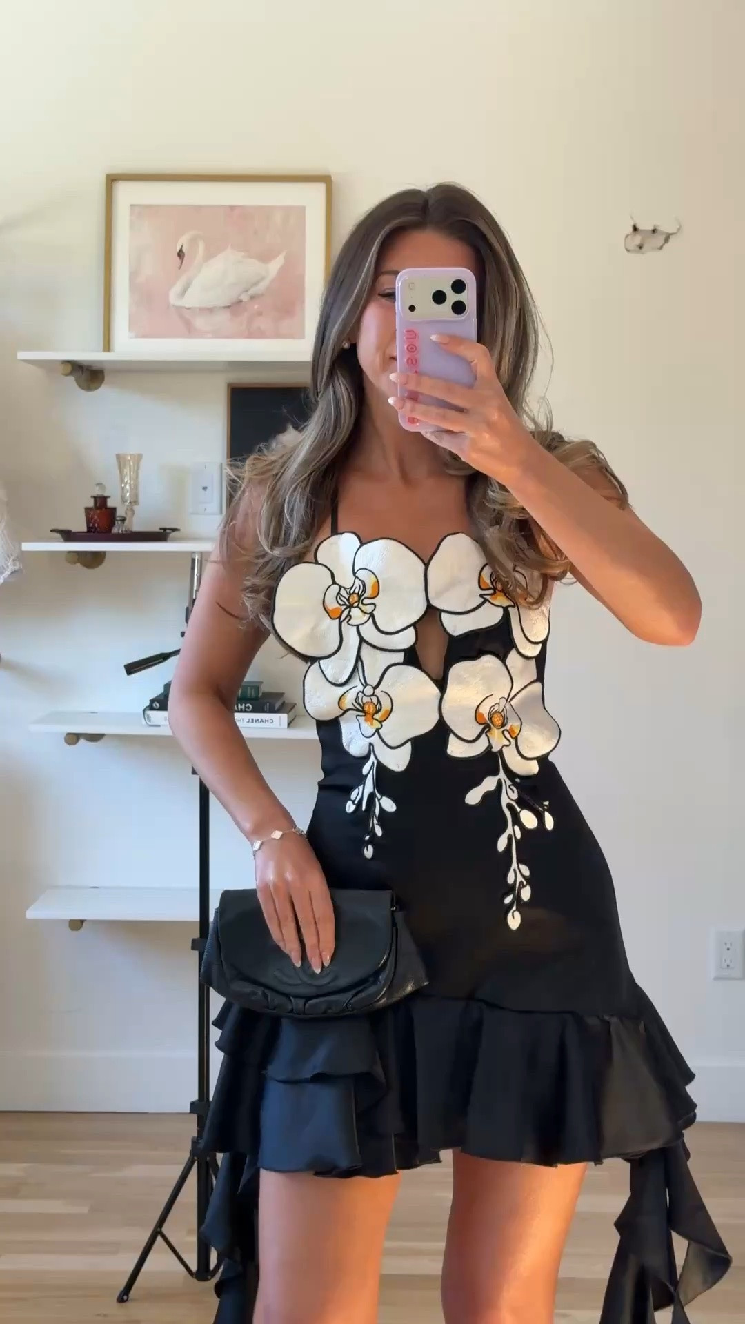 black mini with orchid appliqué at the bodice and a trailing ruffle hem amazon summer to fall formal event and wedding guest dress 💍

I’m 5’4” and wearing my usual small/2  

electric picks code: emerson20 
vivrelle code: emerson20

amazon fashion, amazon dresses, amazon finds, amazon outfit ideas, amazon summer outfits, affordable fashion finds, summer wedding guest dresses, wedding guest dresses, cocktail dresses, semi-formal dresses, black tie wedding guest dresses, destination wedding guest dresses, garden party dresses, wedding guest outfit ideas

#LTKgrwm #LTKWedding #LTKU