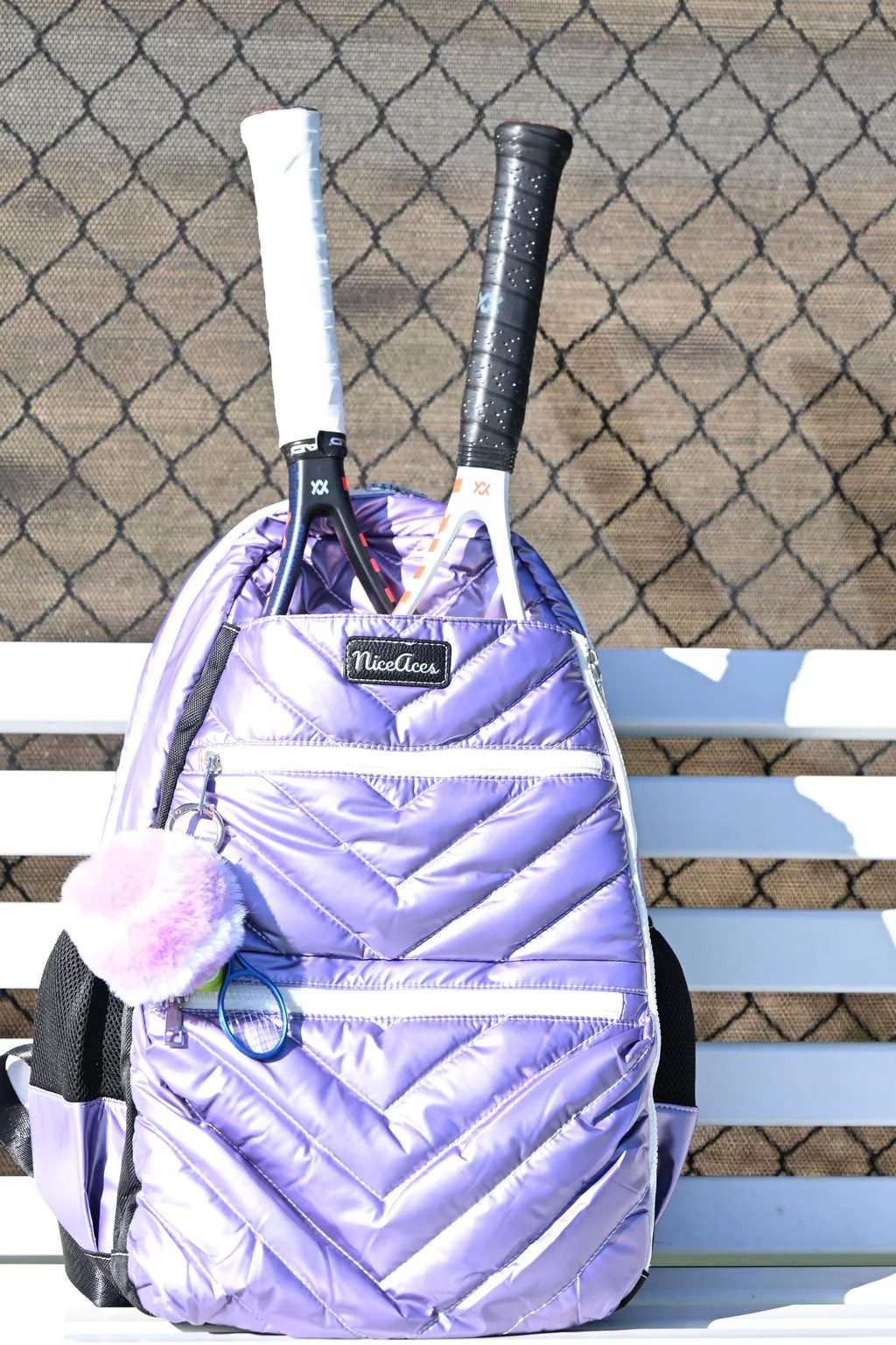 Emily Bag – Shimmering Luxury Tennis & Pickleball Backpack | NiceAces