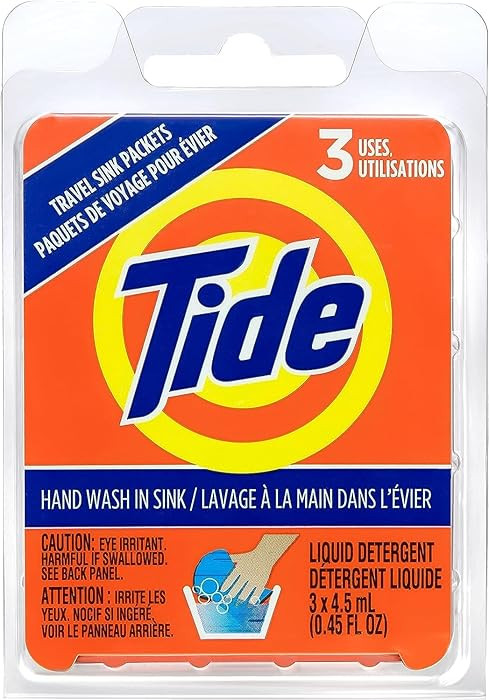 Tide Liquid Travel Sink Packets, 3-Count | Amazon (US)