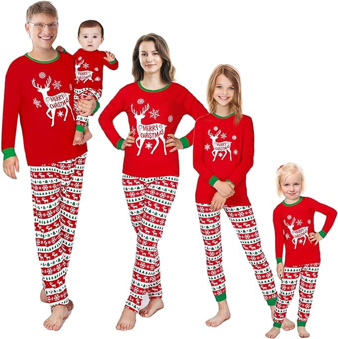 Amazon.com: Family Feeling Adult Women's Holiday Christmas Snowman 2022 Matching Family Pajamas S... | Amazon (US)