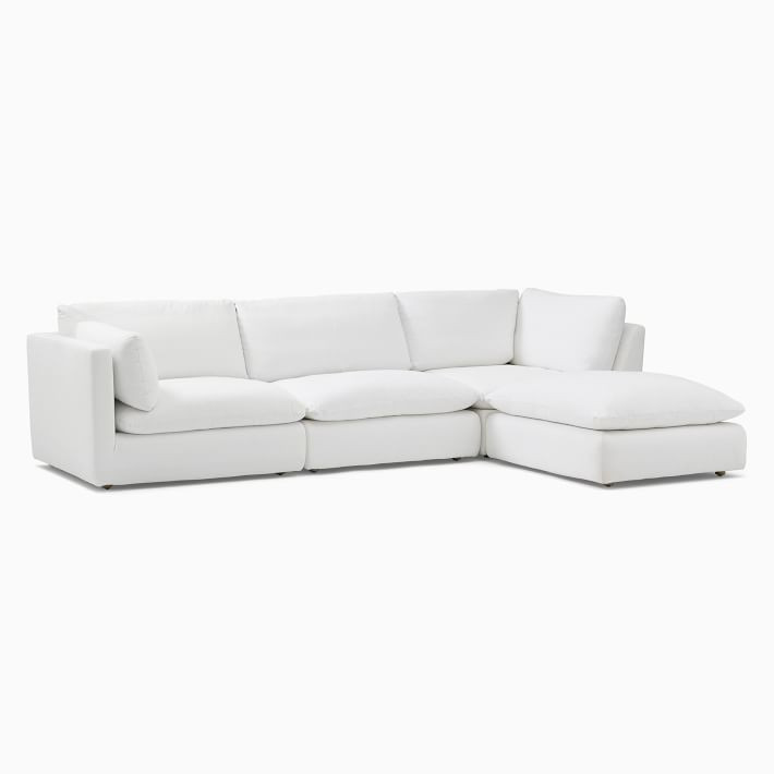Hampton Modular 4-Piece Sectional (125") | West Elm (US)