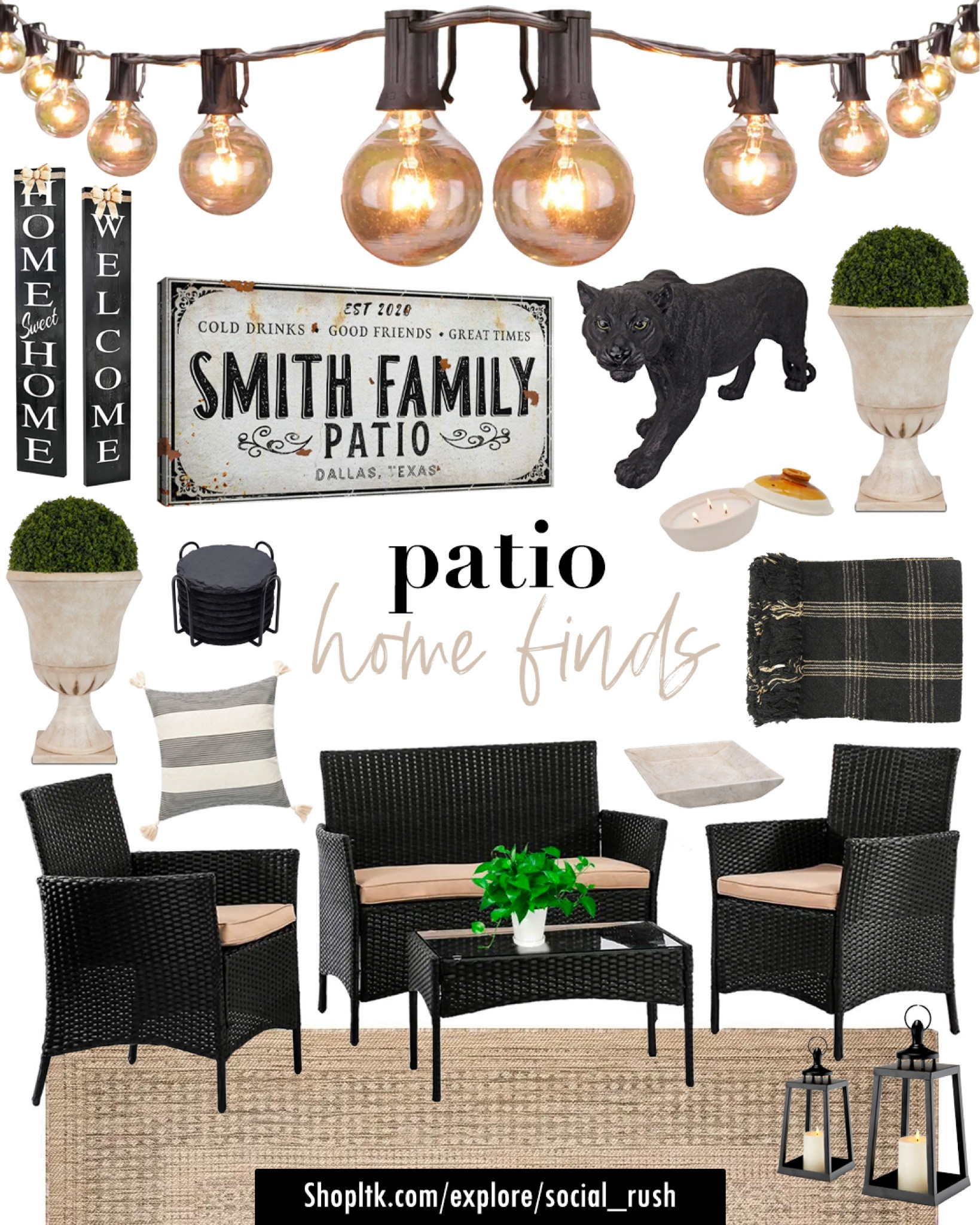 Amazon Patio Home Finds, Amazon Patio Decor, Outdoor Decor, Outdoor Furniture, Outdoor Patio, Patio Furniture, Patio Sign, Welcome Home Sign, Outdoor Plants, Patio Throw Pillows, Outdoor Rug, Outdoor Pillows, Amazon Home Finds

#LTKSeasonal #LTKhome