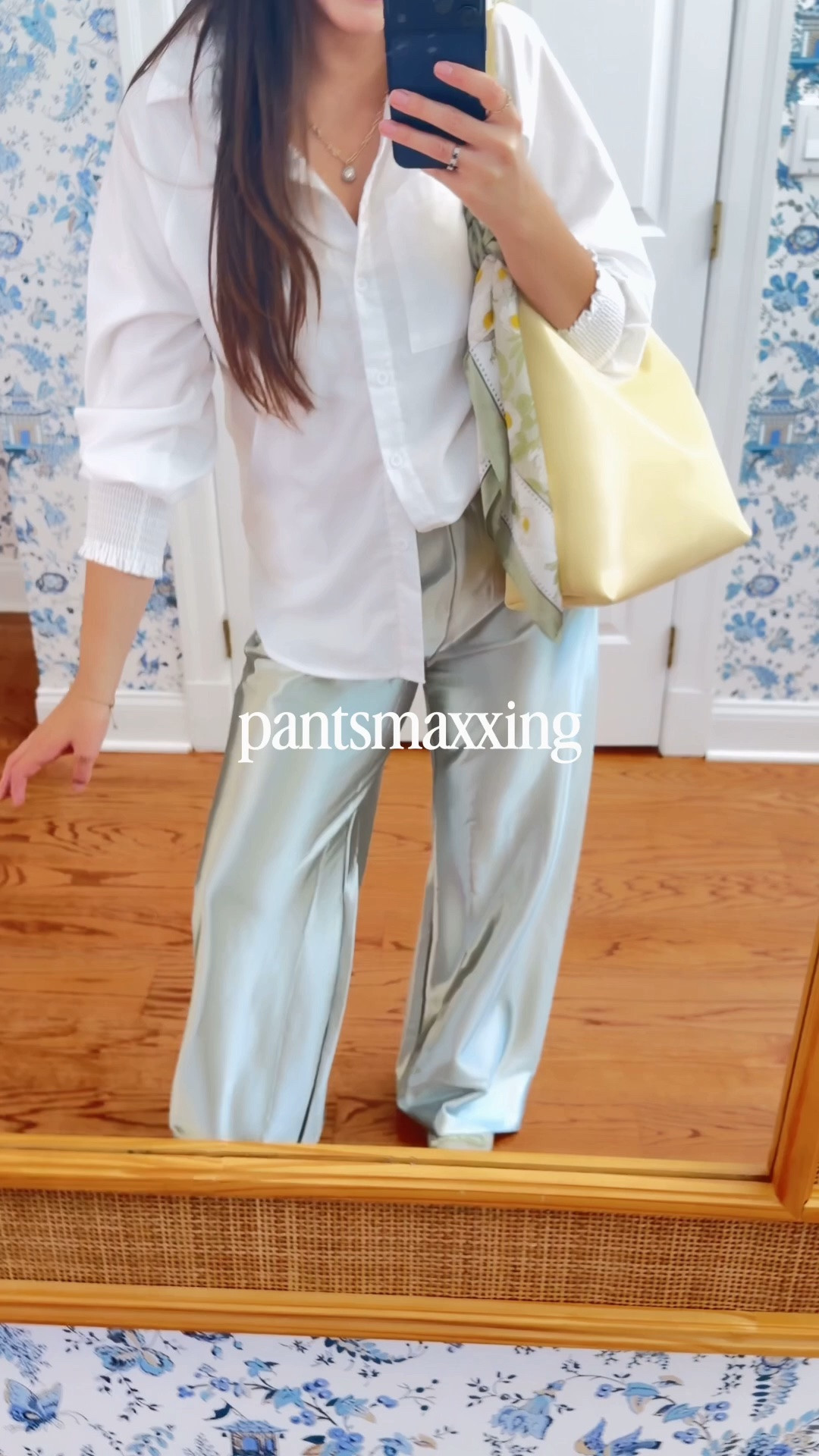 It’s Fancy Pants Fall and apparently we’re pantsmaxxing 💅🏼

But I simply will NOT be fooled into spending $400 on a pair of taffeta pants when Amazon is out here giving us silky, gorgeous, ridiculously flattering pants that look so much more expensive than they are.

This is exactly the kind of piece I mean when I say getting dressed well shouldn’t cost a fortune. A statement pant does basically all the work for you. Add a simple sweater, white tee, button-down, or blazer and suddenly you have an outfit that looks like you really thought about it… when you absolutely did not. 😂

#LTKdayinmylife #LTKootd #LTKSaleAlert