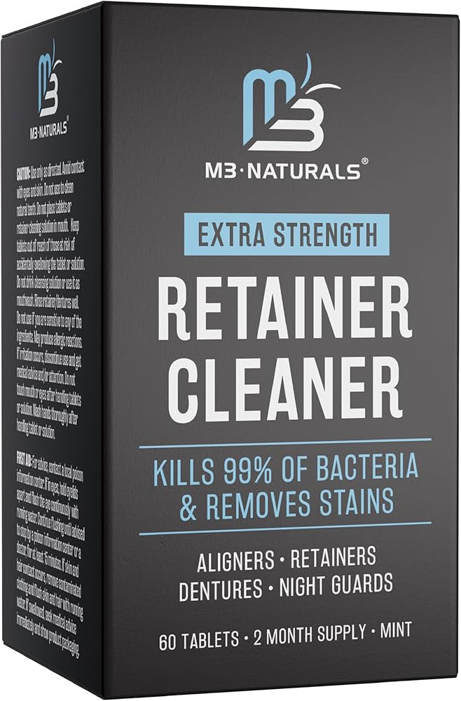 Retainer Cleanser Tablets Cleaner FSA HSA Approved Remove Odors Discoloration Stains and Plaque 2... | Amazon (US)