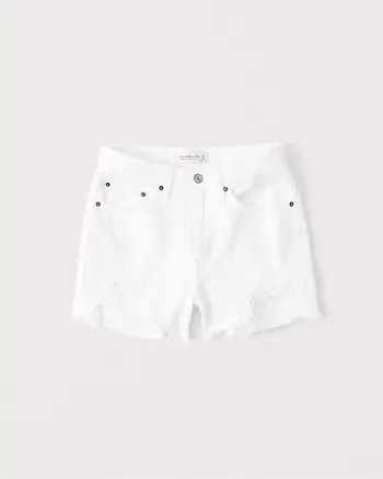 Mid Rise Boyfriend Shorts | Abercrombie & Fitch US & UK
