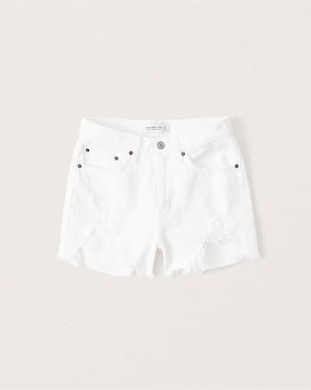 Mid Rise Boyfriend Shorts | Abercrombie & Fitch US & UK