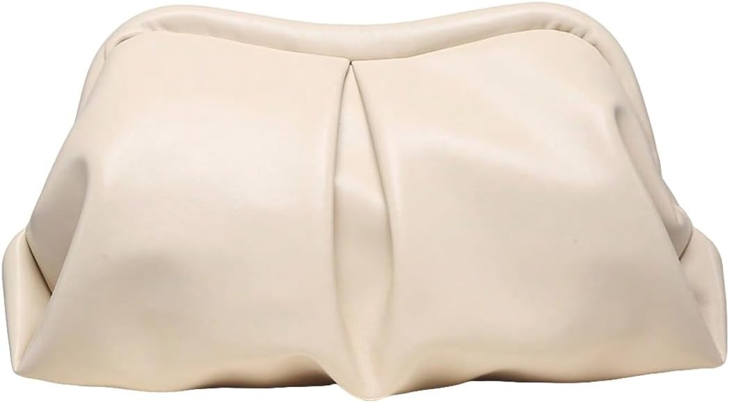 Verdusa Women's PU Leather Clutch Handbags Ruched Bag Purse | Amazon (US)