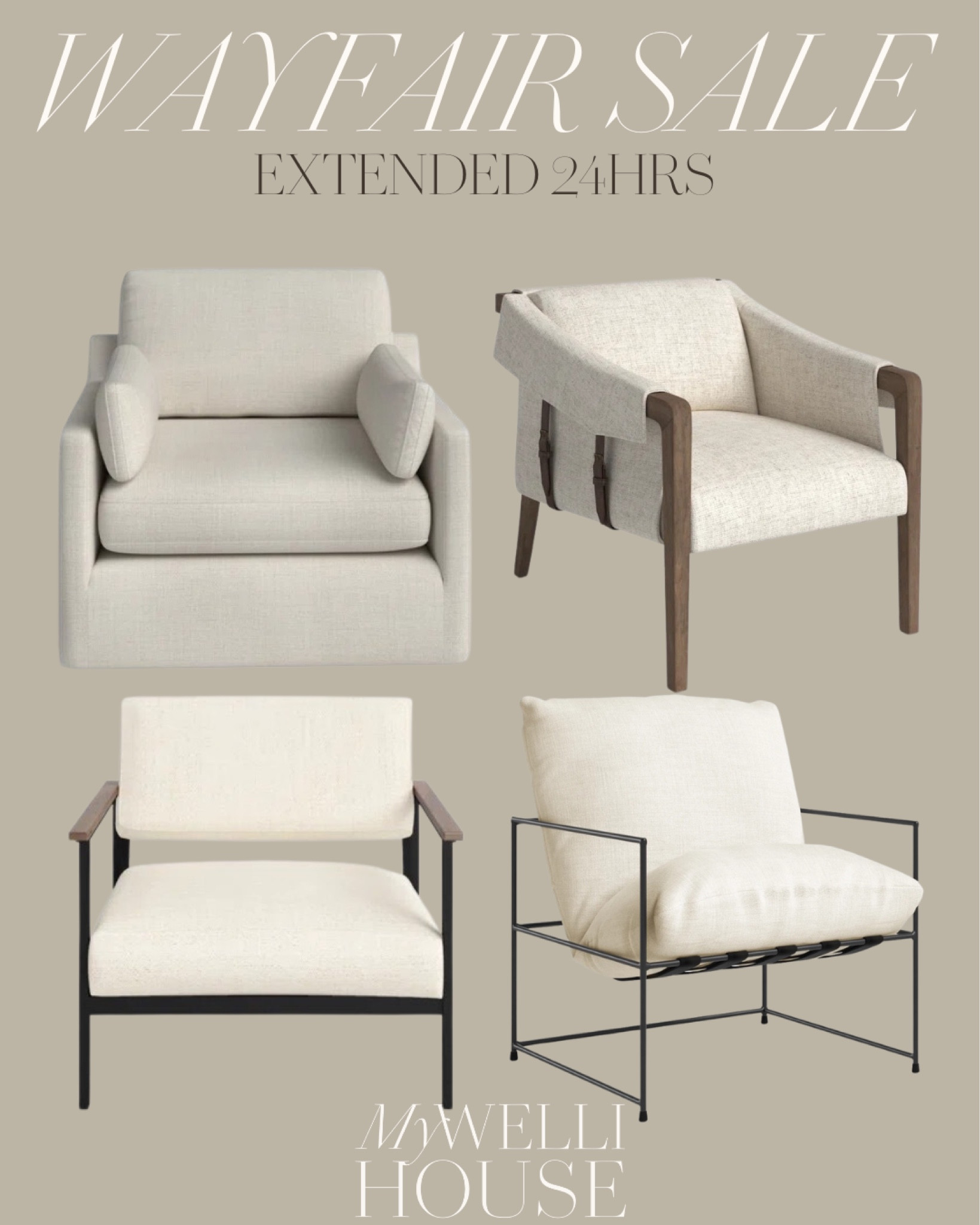 Good news! The WayDay sale from Wayfair just got even better! As if amazing deals on bedroom furniture, living room furniture, and area rugs weren't enough, the sale has been extended for an extra 24 hours! Don't miss out on this incredible opportunity to save big on high-quality home furnishings. Shop now and transform your space with Wayfair! #accentchairs #neutralhomedecor #bedroom #livingroom #homedecor

#LTKhome #LTKunder100 #LTKsalealert