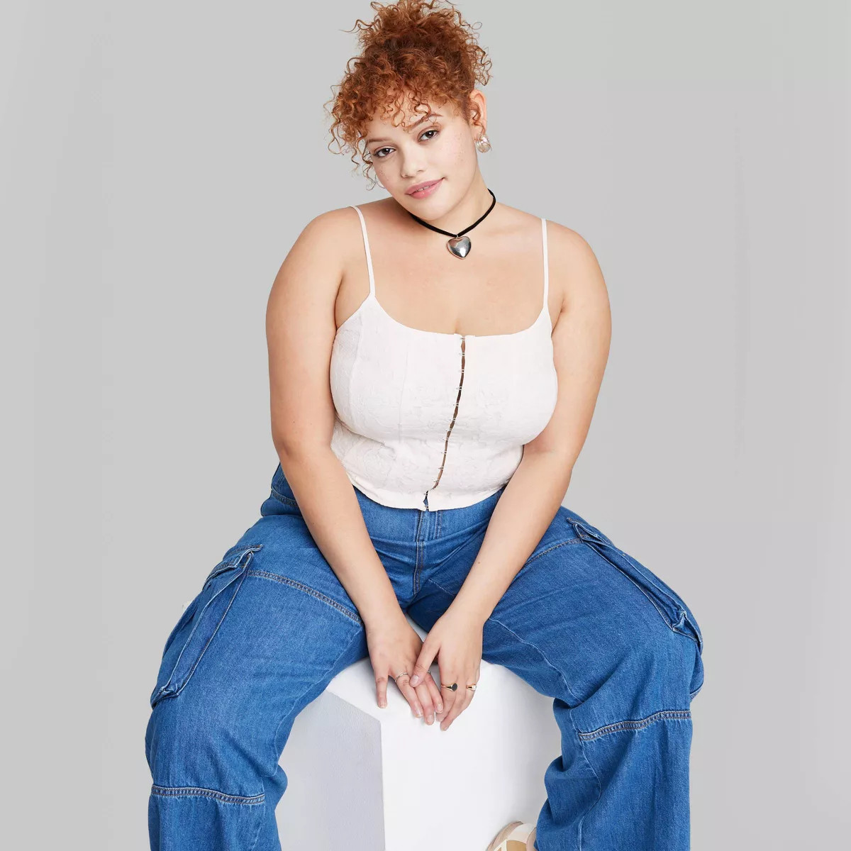 Women's Lace Corset Tank Top - Wild Fable™ | Target