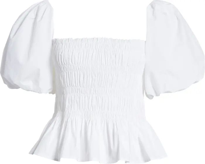 Bubble Sleeve Smocked Blouse | Nordstrom