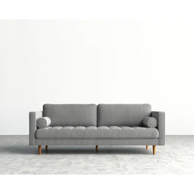 Luca Sofa Upholstery: Dust Gray, Finish: Natural | Wayfair North America