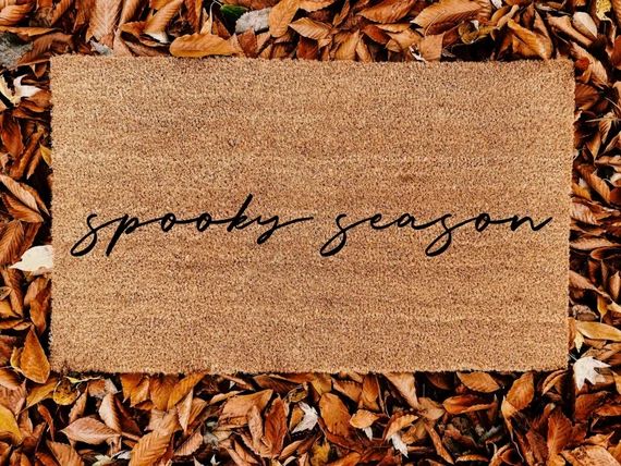 Spooky Season Doormat  Spooky Season  Fall Decor  - Etsy | Etsy (US)