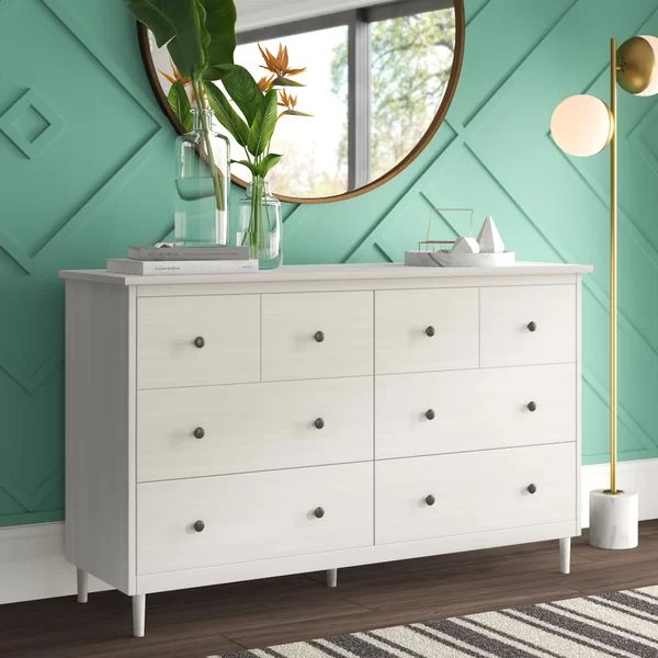 Lafever 6 Drawer 57" W Double Dresser | Wayfair Professional