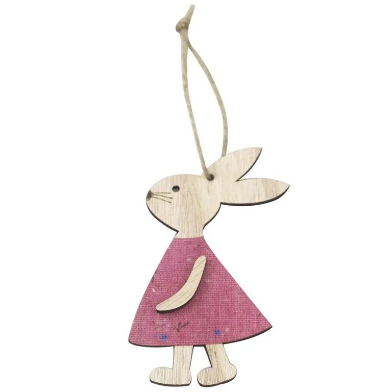 Midewhik Easter Decorations For The Home Easter Day Home Decor 1PC Easter Decoration Wooden Bunny... | Walmart (US)