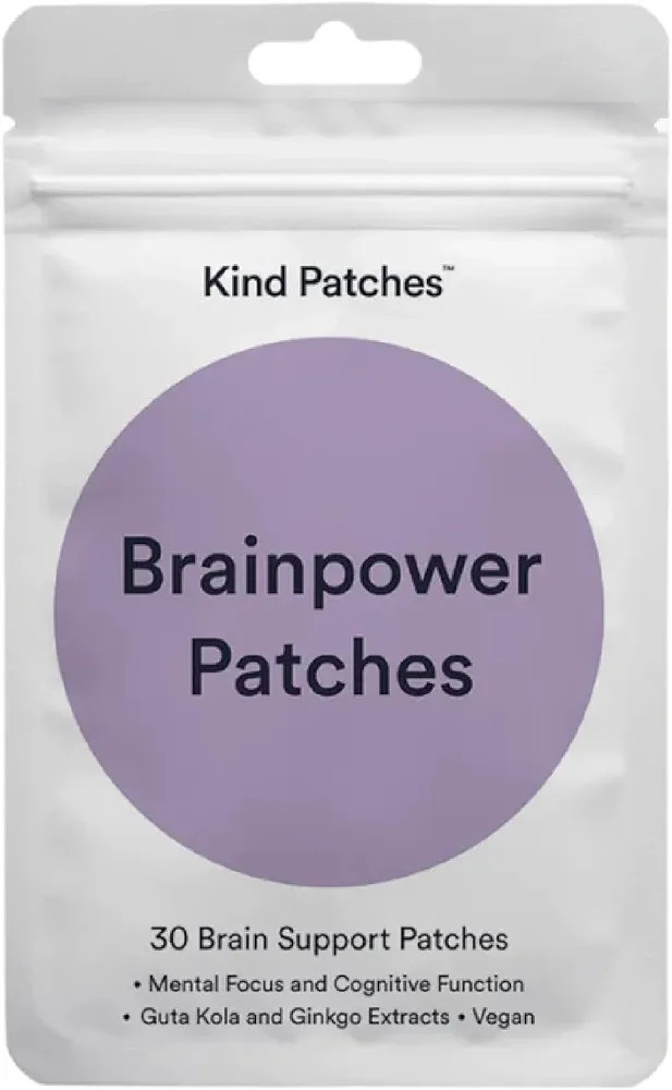 Kind Patches | Brainpower Patches | Mental Focus & Cognitive Function | Plant-Based Formula with ... | Amazon (UK)
