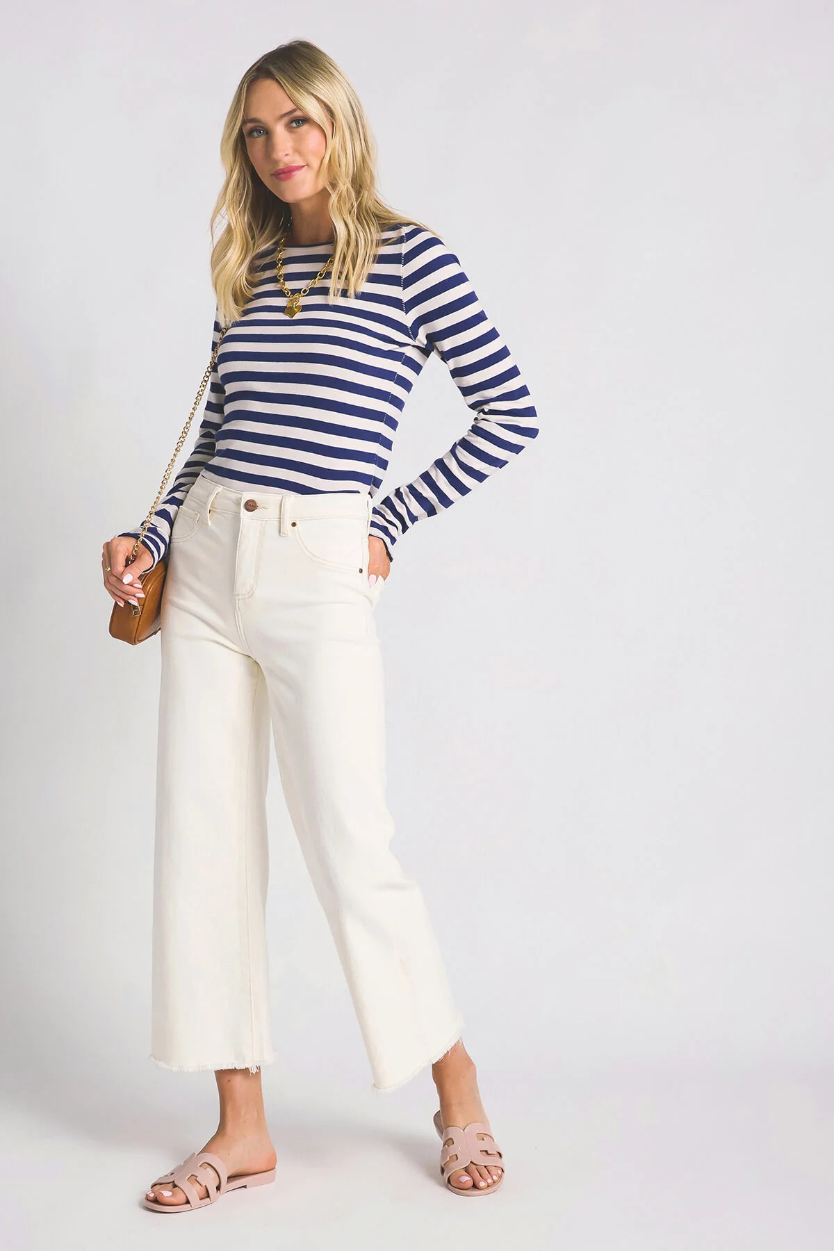 Free People Be My Baby Long Sleeve Stripe Tee | Social Threads