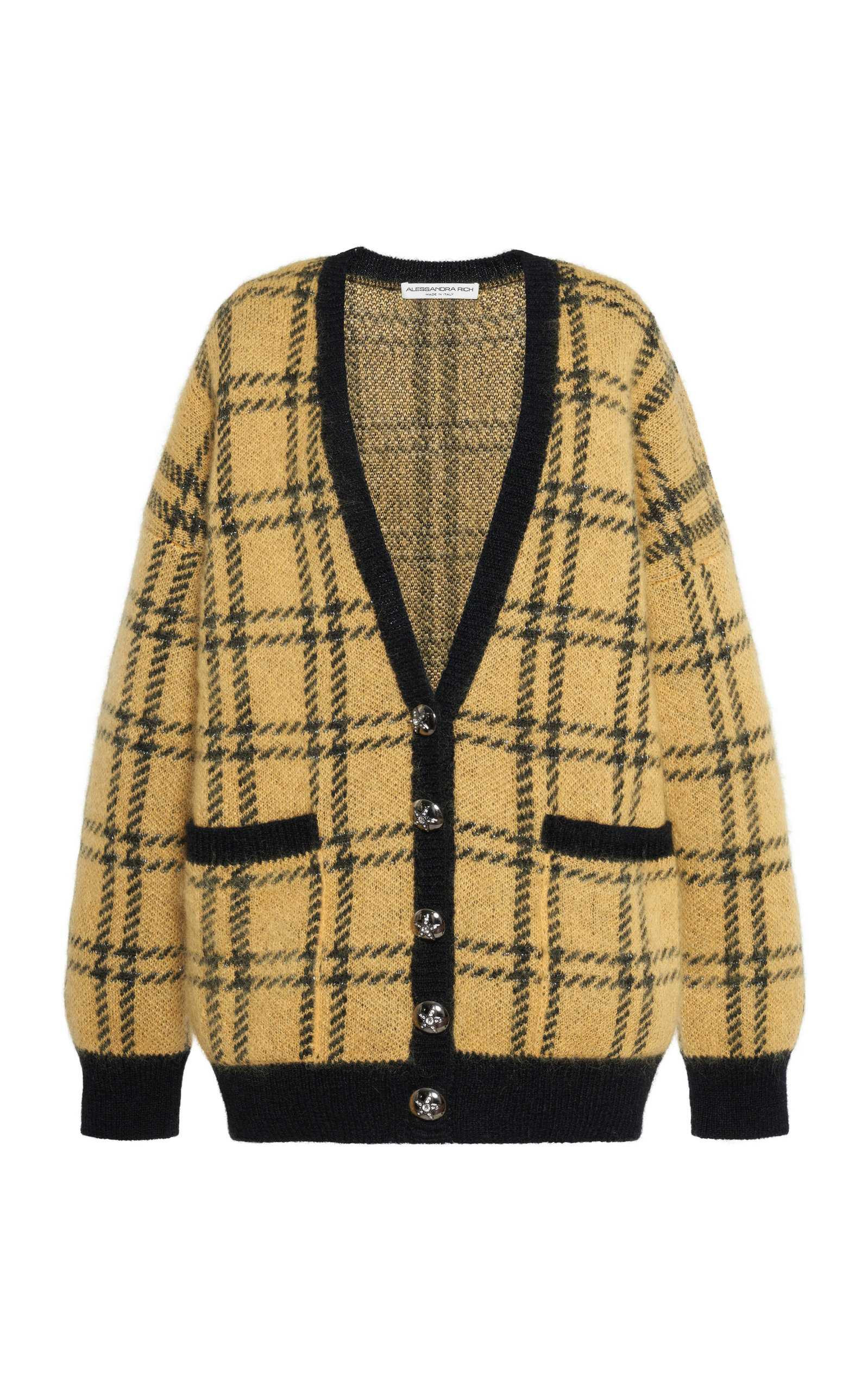 Tartan Knit Cardigan | Moda Operandi (Global)