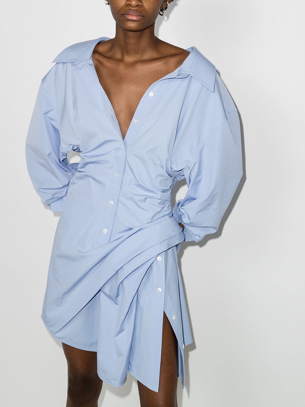 Athena asymmetric shirtdress | Farfetch (US)