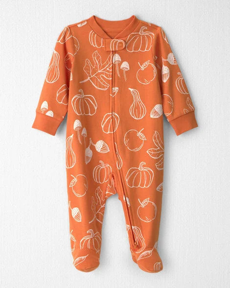 Baby Organic Cotton Sleep & Play Pajamas in Autumn Gourds - Little Planet | Carter's | Carter's Inc
