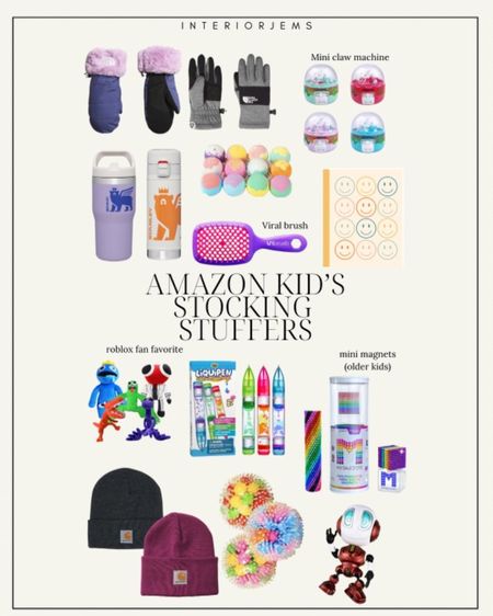 Amazon, stocking stuffers, kid’s, toys, Stanley, mittens, hats, brush 

#LTKGiftGuide #LTKSeasonal #LTKHoliday