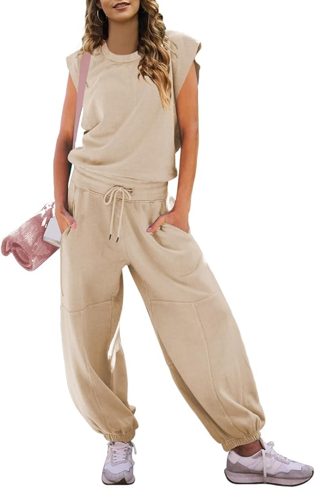 Pink Queen Women's Casual One Piece Outfit Cap Sleeve Long Wide Leg Pant Romper Jumpsuits Hollow ... | Amazon (US)