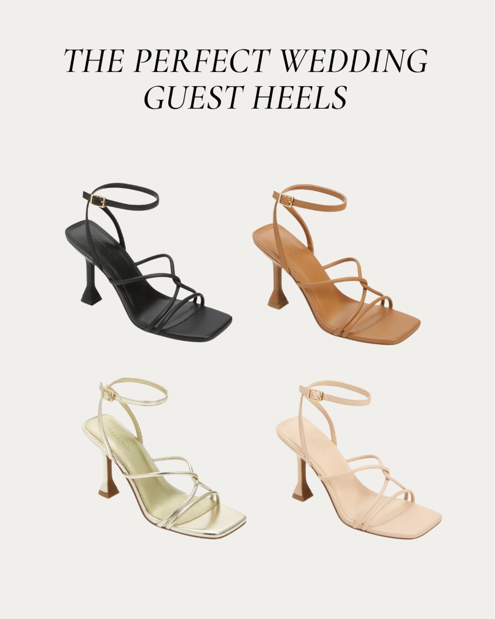 Wedding guest heels for every dress🥂💍 

#LTKWedding #LTKShoeCrush #LTKSeasonal