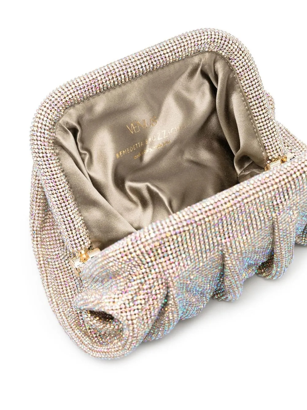 Benedetta Bruzziches Venus La Petite crystal-embellished Clutch Bag - Farfetch | Farfetch Global