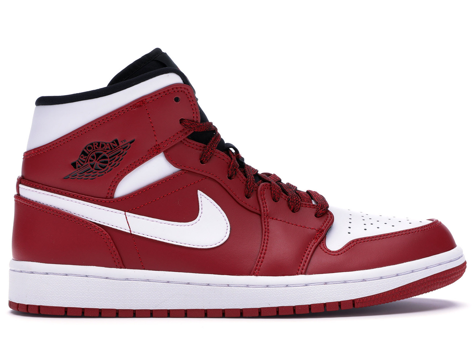 Men's Jordan 1 Mid Chicago Sneakers in Gym Red/White/Black | StockX