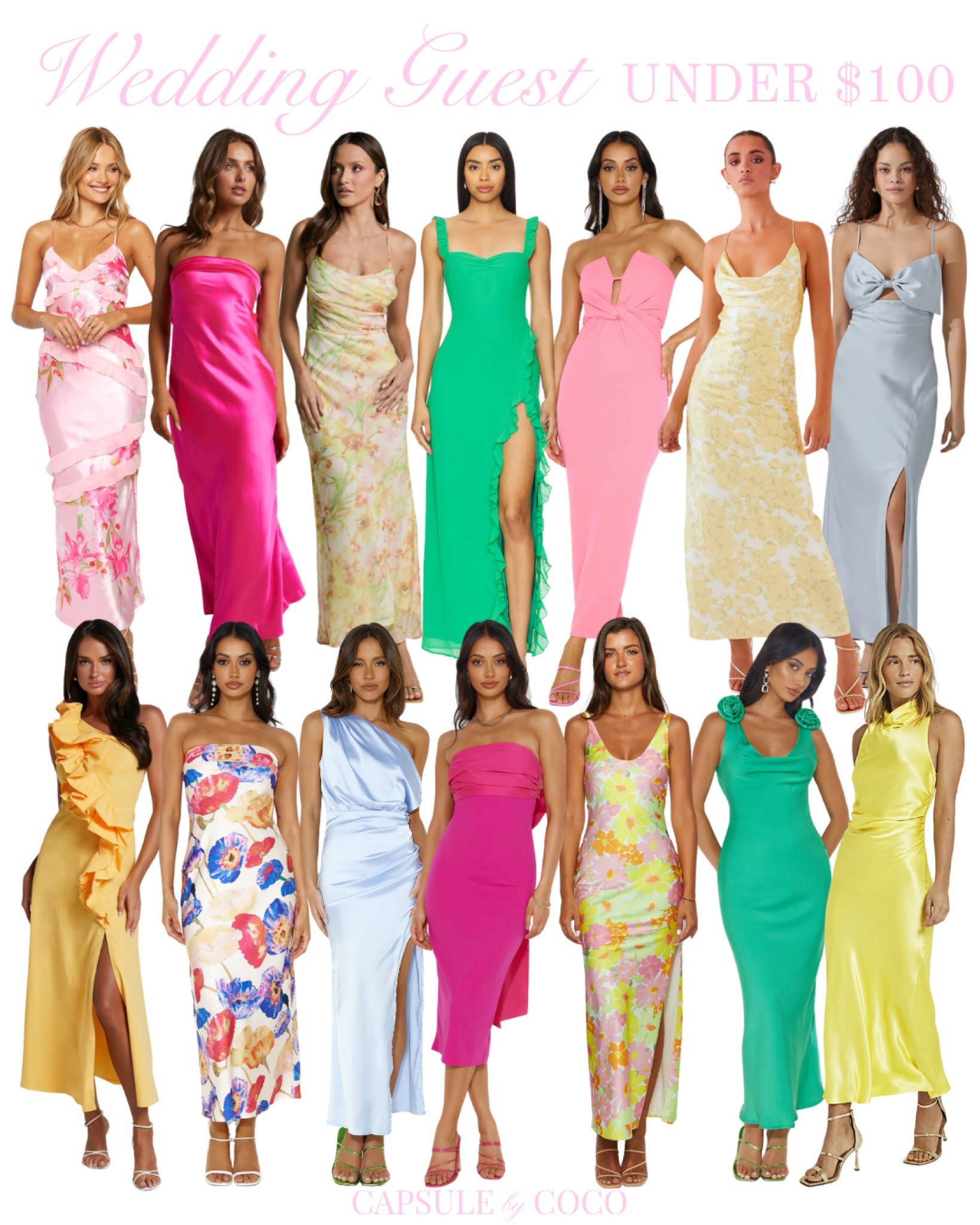 WEDDING GUEST DRESSES UNDER $100

Wedding guest, wedding guests, wedding guest dress, wedding guest dresses, formal dress, formal dresses, bridesmaid dress, bridesmaid dresses, bridesmaids dress, bridesmaids dresses, gown, gowns, cocktail hour, spring wedding, summer wedding, statement dress, statement dresses, statement wedding guest dress, statement wedding guest dresses, statement gown, statement gowns, CapsuleByCoCo

#LTKwedding #LTKparties #LTKfindsunder100
