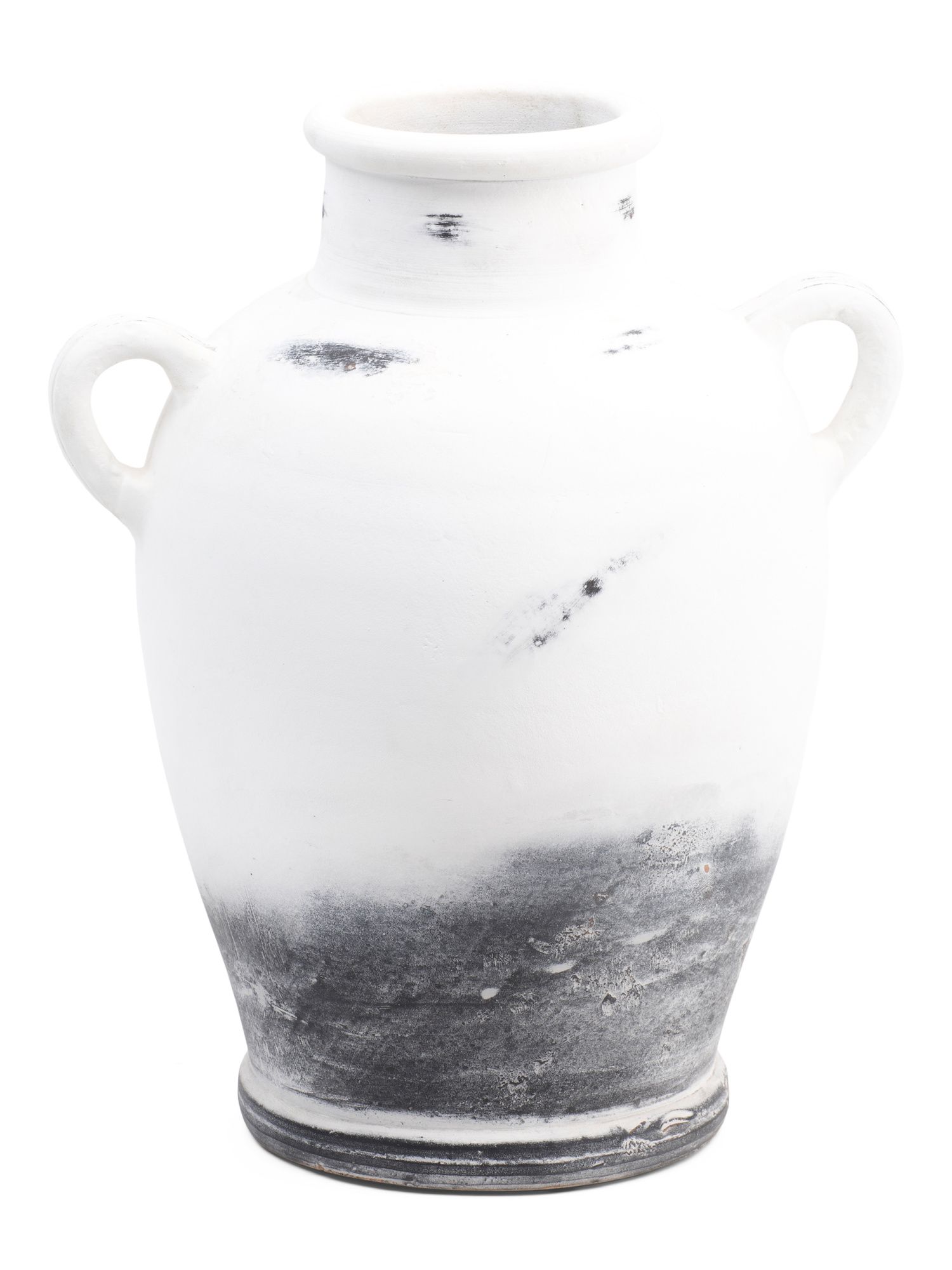 16in Lynden Terracotta Vase With Handles | TJ Maxx