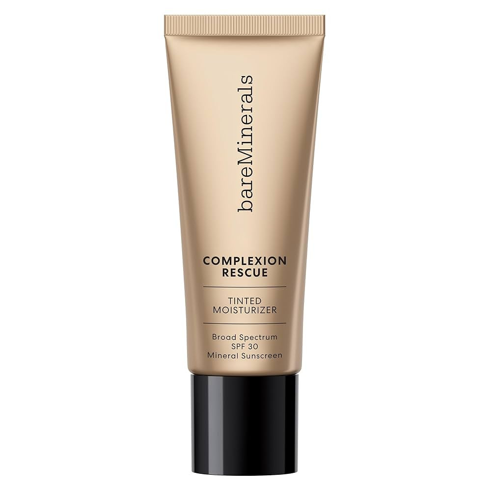 bareMinerals Complexion Rescue Tinted Moisturizer for Face with SPF 30, Hydrating Vegan Tinted Mi... | Amazon (US)