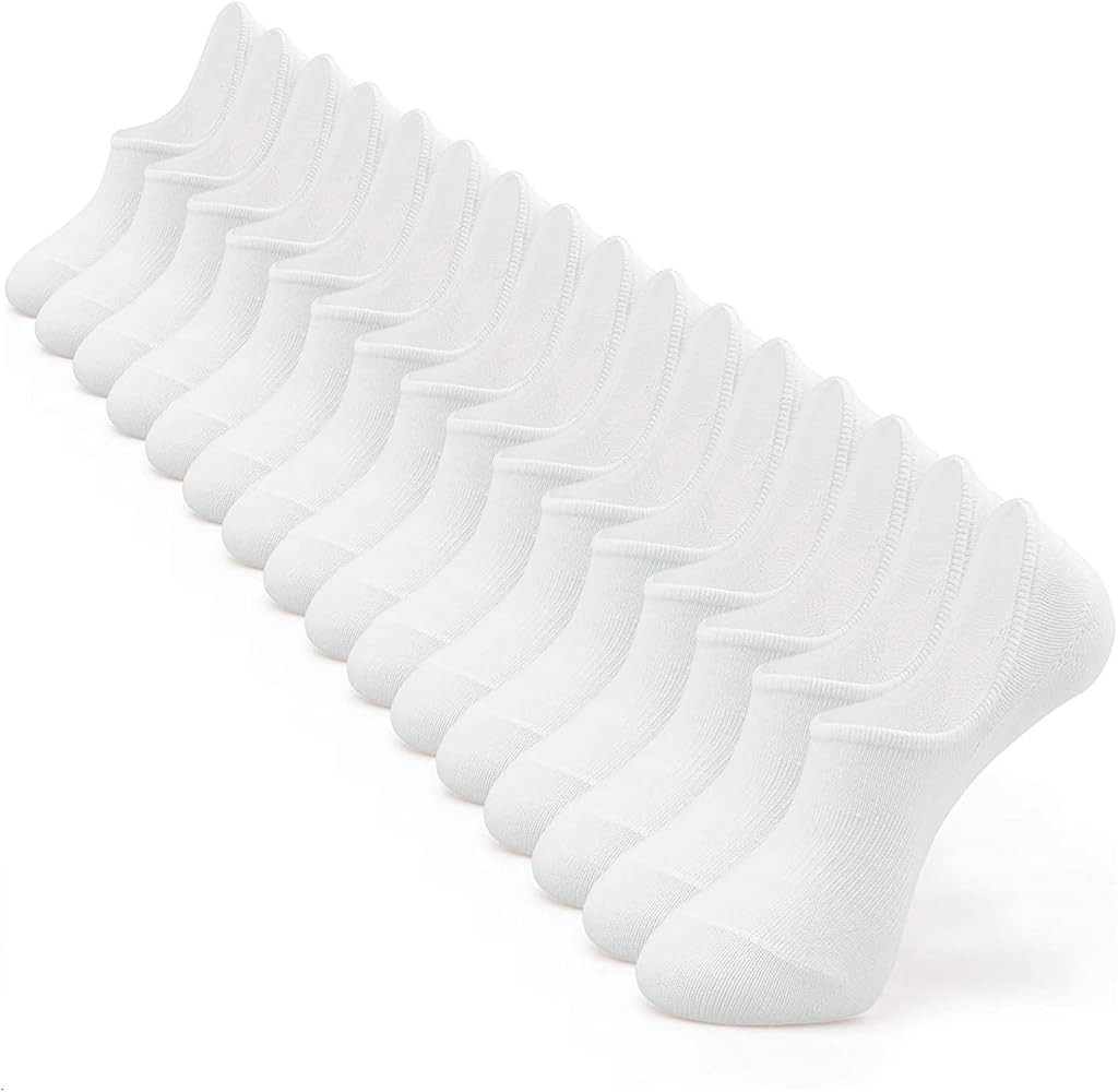 IDEGG No Show Socks Men Low Cut Ankle Short Socks for Men Casual Athletic Socks with Non-Slip Gri... | Amazon (US)
