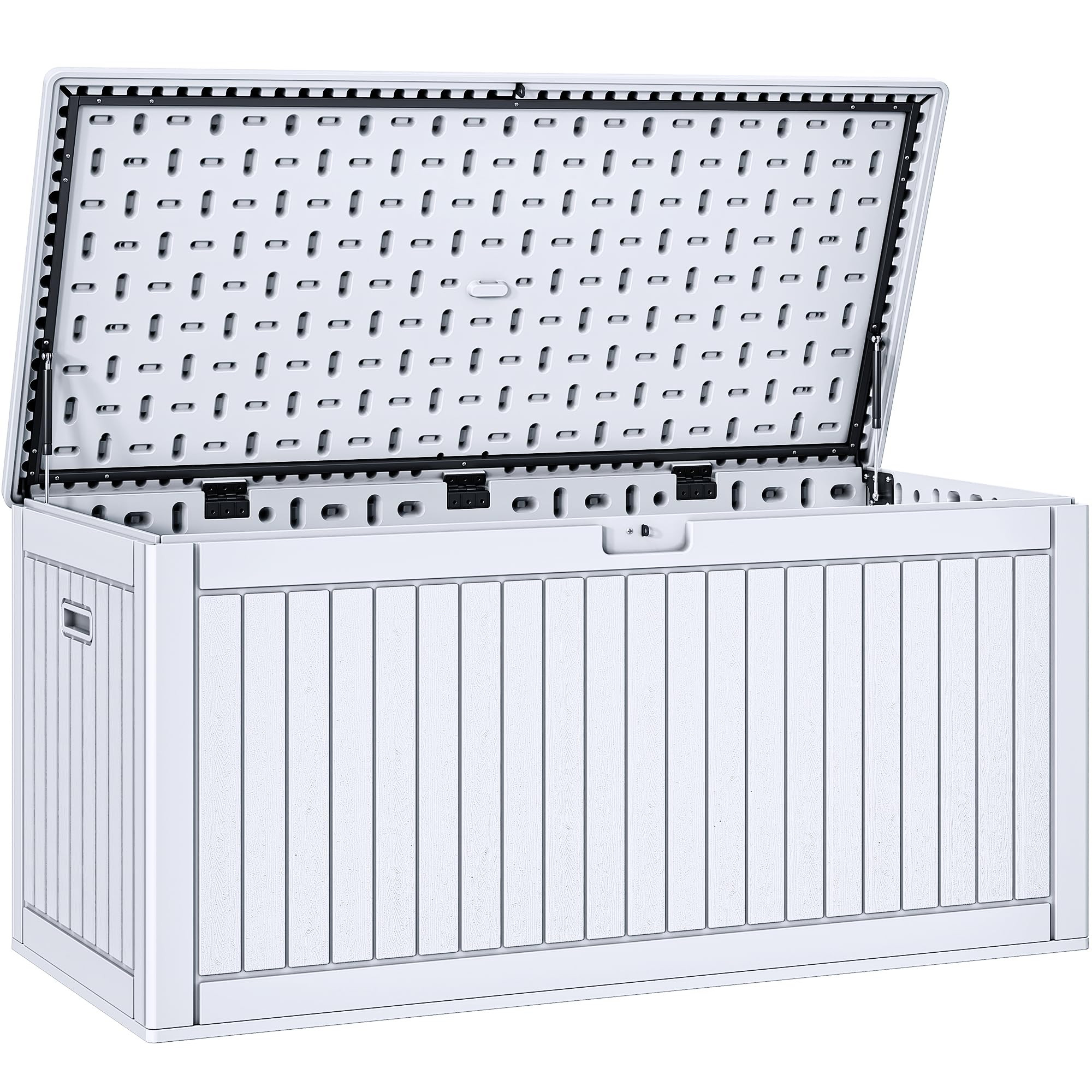 YITAHOME 230 Gallon Large Deck Box with Divider & Side Handles, Outdoor Double-Wall Storage for P... | Amazon (US)
