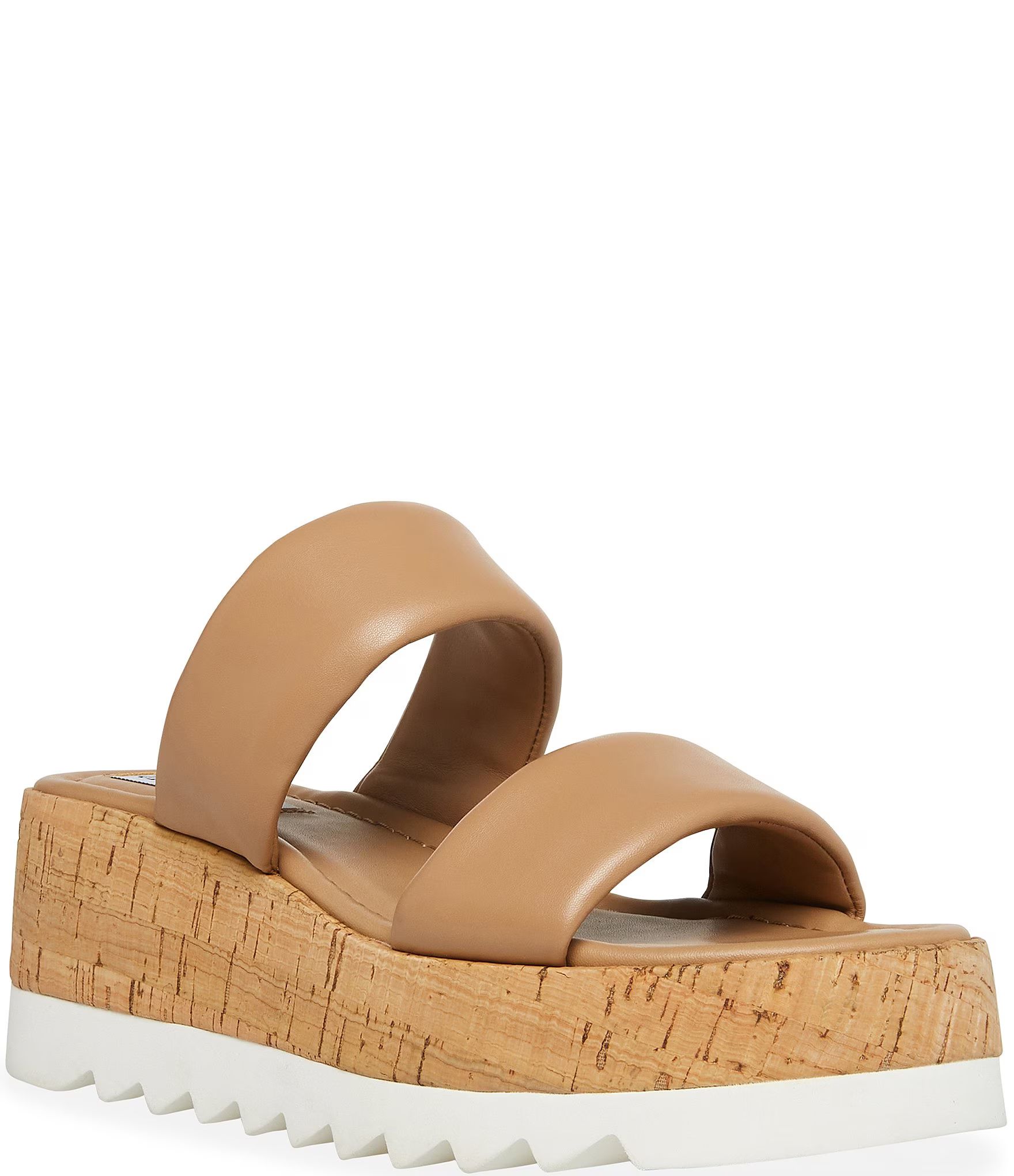 Defuse Leather Cork Platform Sandals | Dillard's