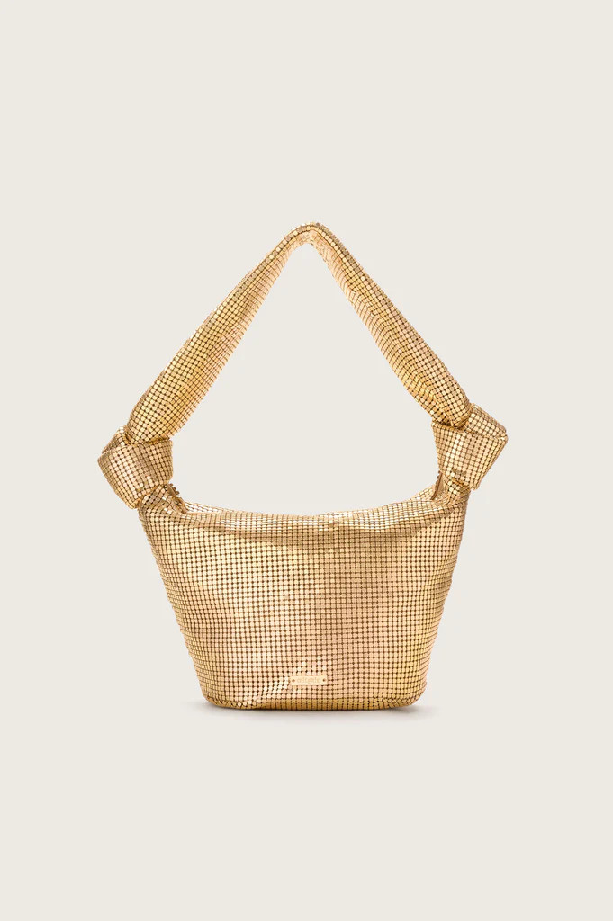 GIA SHOULDER BAG - BRUSHED BRASS | Cult Gaia - US