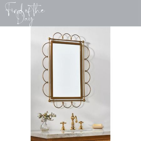 Do you prefer to add more traditional home decor pieces to your home? This scalloped mirror adds a classic twist to any bathroom or bedroom!

#LTKfamily #LTKSeasonal #LTKhome