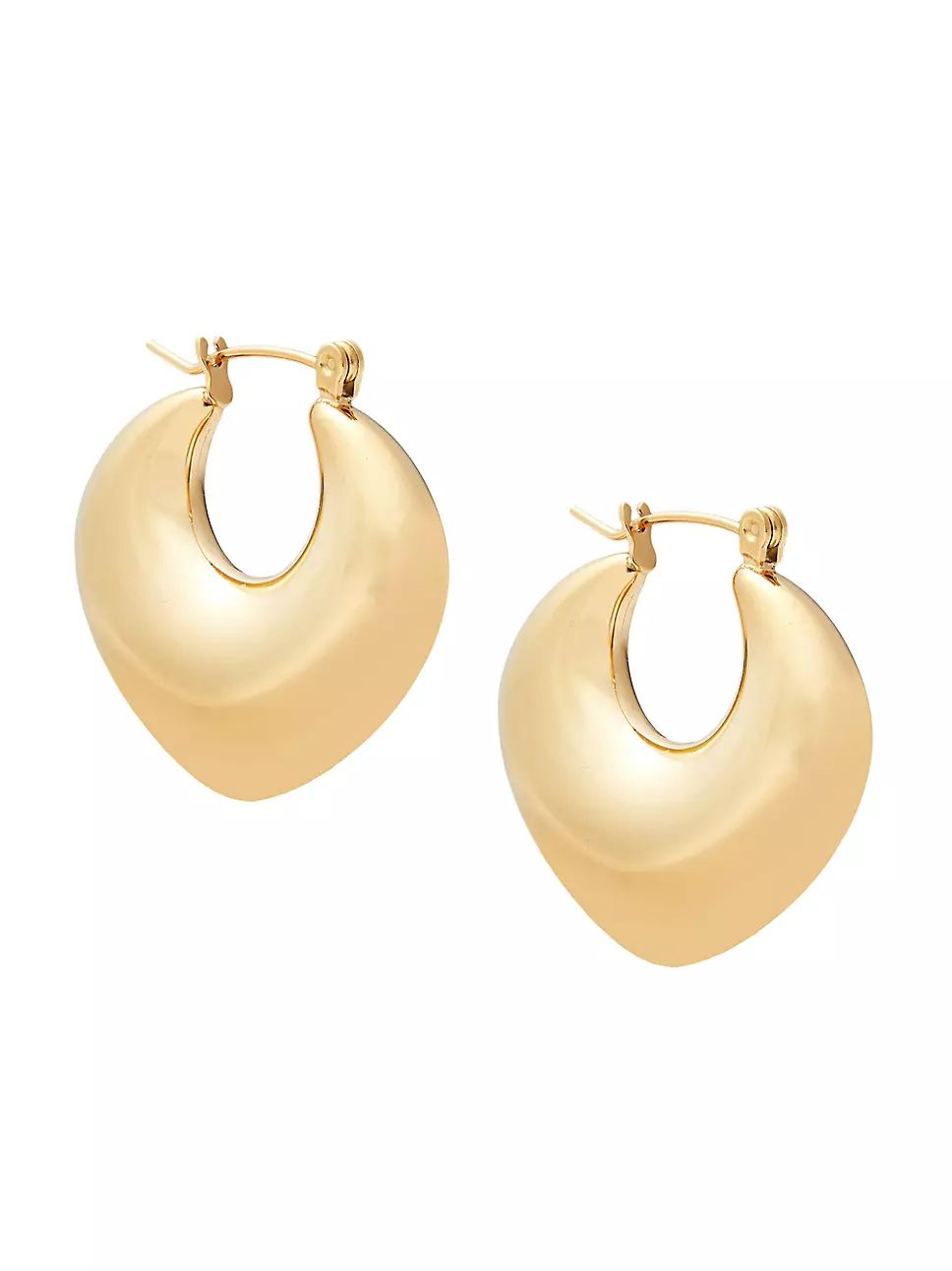 Stellar 24K-Gold-Plated Hoop Earrings | Saks Fifth Avenue