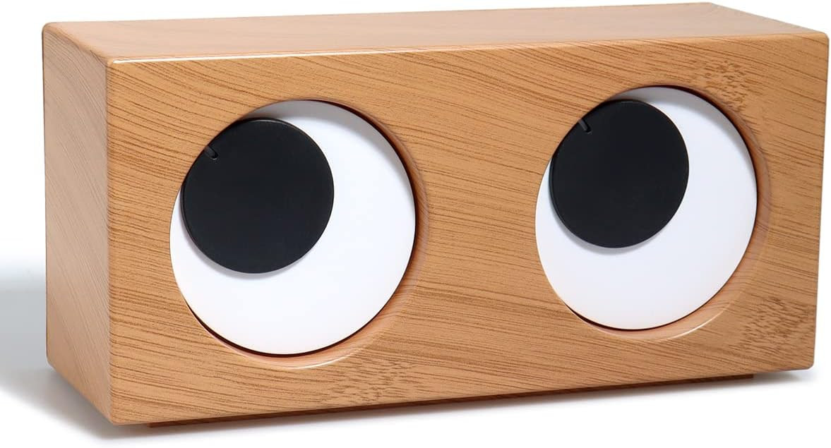 MENG ZHI AO Desktop Big Eyes Clock Rotating Eyes Clock Creative Funny Kids Clock Perfect Clock Gi... | Amazon (US)