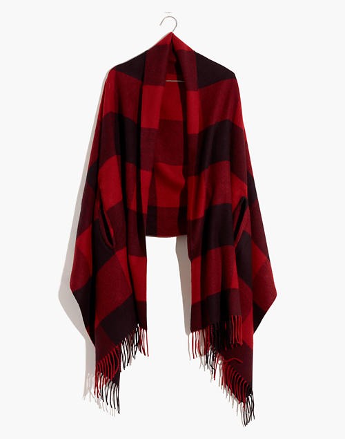 Buffalo Check Cape Scarf | Madewell