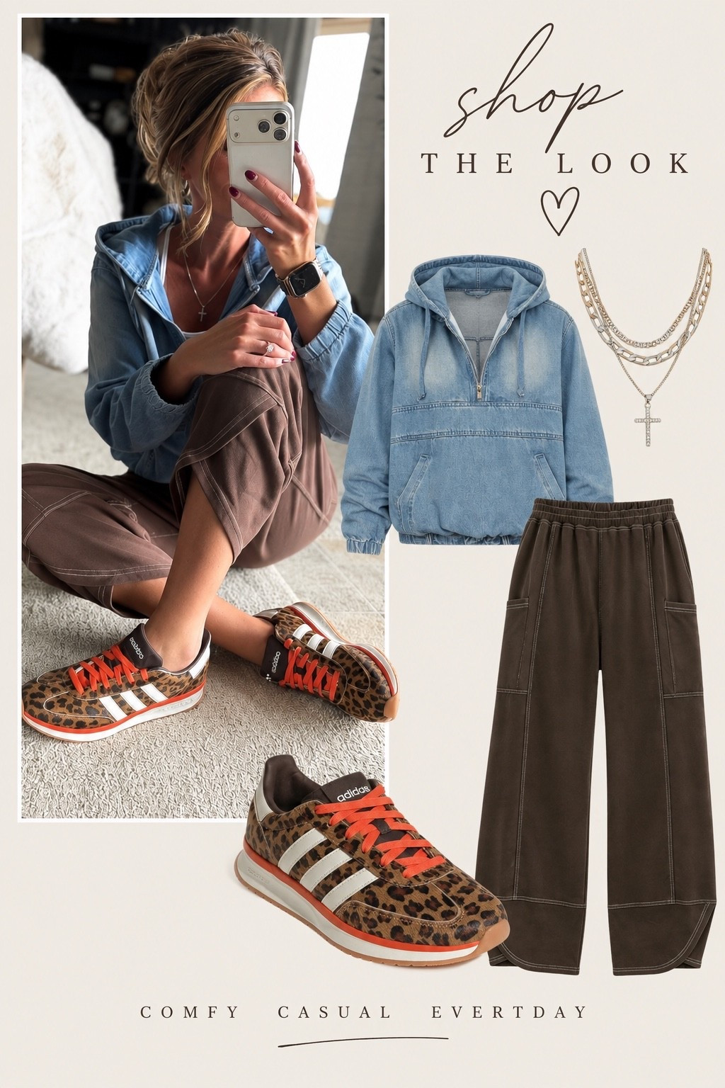 How fun are these new Adidas sneakers?! 
I sized down a half size. 
Jacket/ small
Pants/ medium

#LTKSeasonal #LTKOver40 #LTKootd