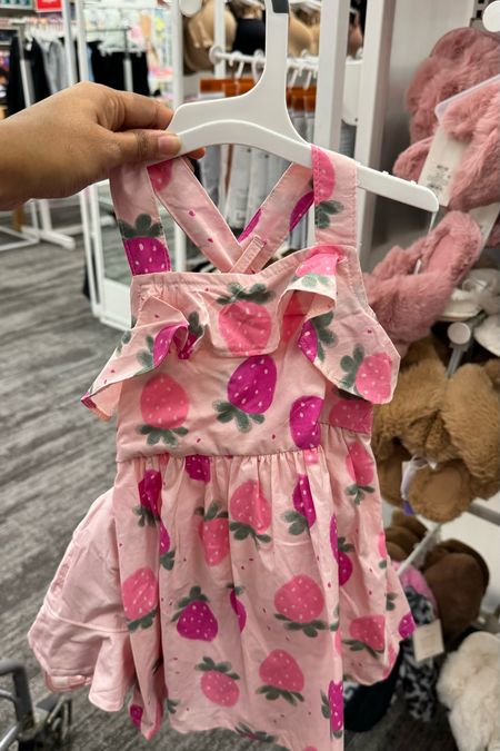 Toddler spring and summer dresses / outfit from Target! Strawberry print

#LTKbaby #LTKkids #LTKxTarget