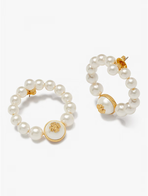 pearls on pearls hoops | Kate Spade (EU)