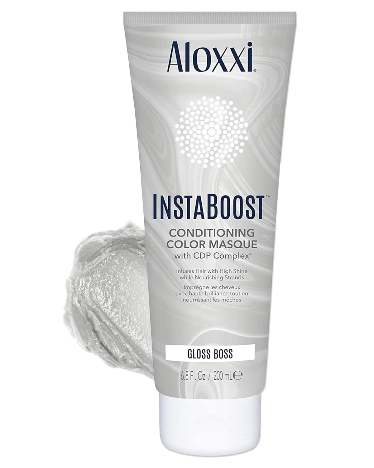 ALOXXI InstaBoost Gloss Boss Clear High Shine — Semi Permanent Color Depositing Gloss Treatment, Nourishing Masque with Coconut Oil & Shea Butter, 6.8 Fl Oz | Amazon (US)